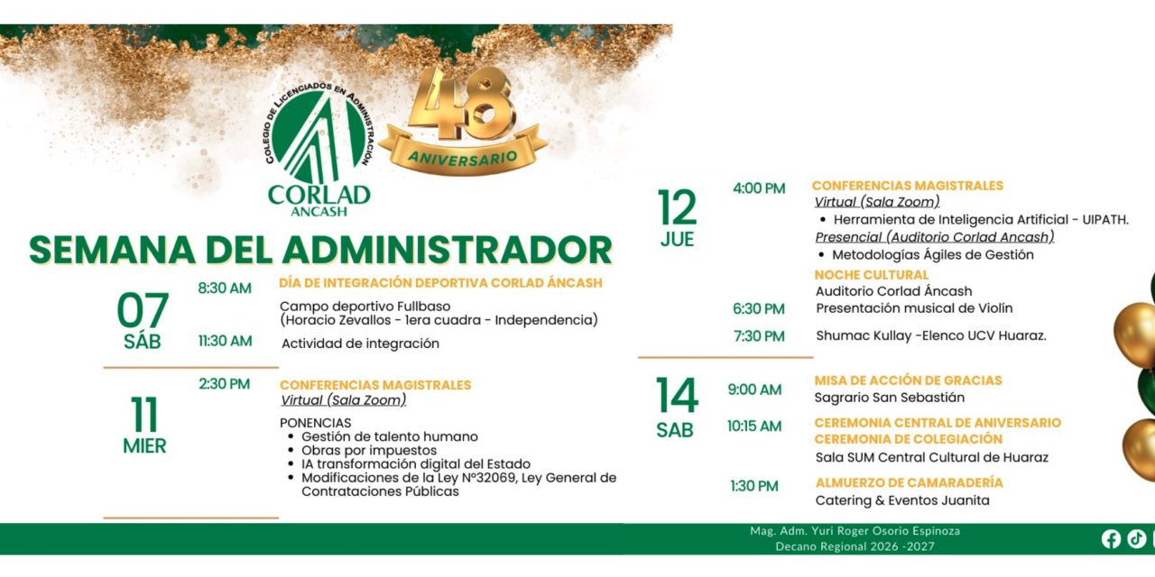 Semana del licenciado 2026